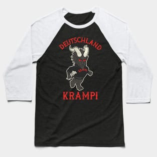 DEUTSCHLAND "DER BEKÄMPFENDE" KRAMPI Mascot Baseball T-Shirt